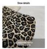 2024 Leopard Print Women's Large Capacity Winter Tote & Messenger Bags