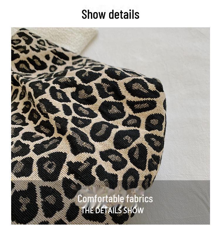 2024 Leopard Print Women's Large Capacity Winter Tote & Messenger Bags