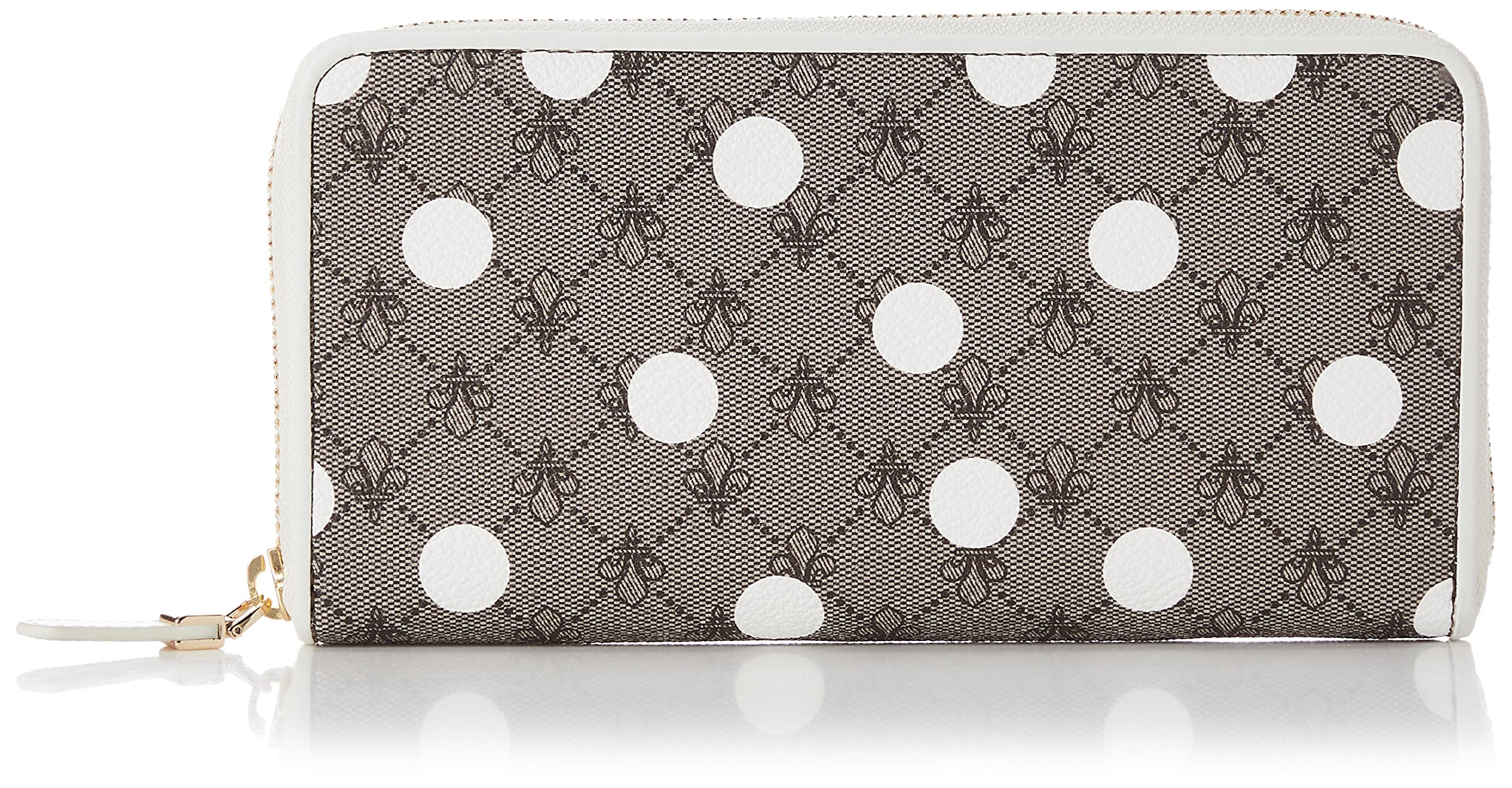 

Round zipper long wallet