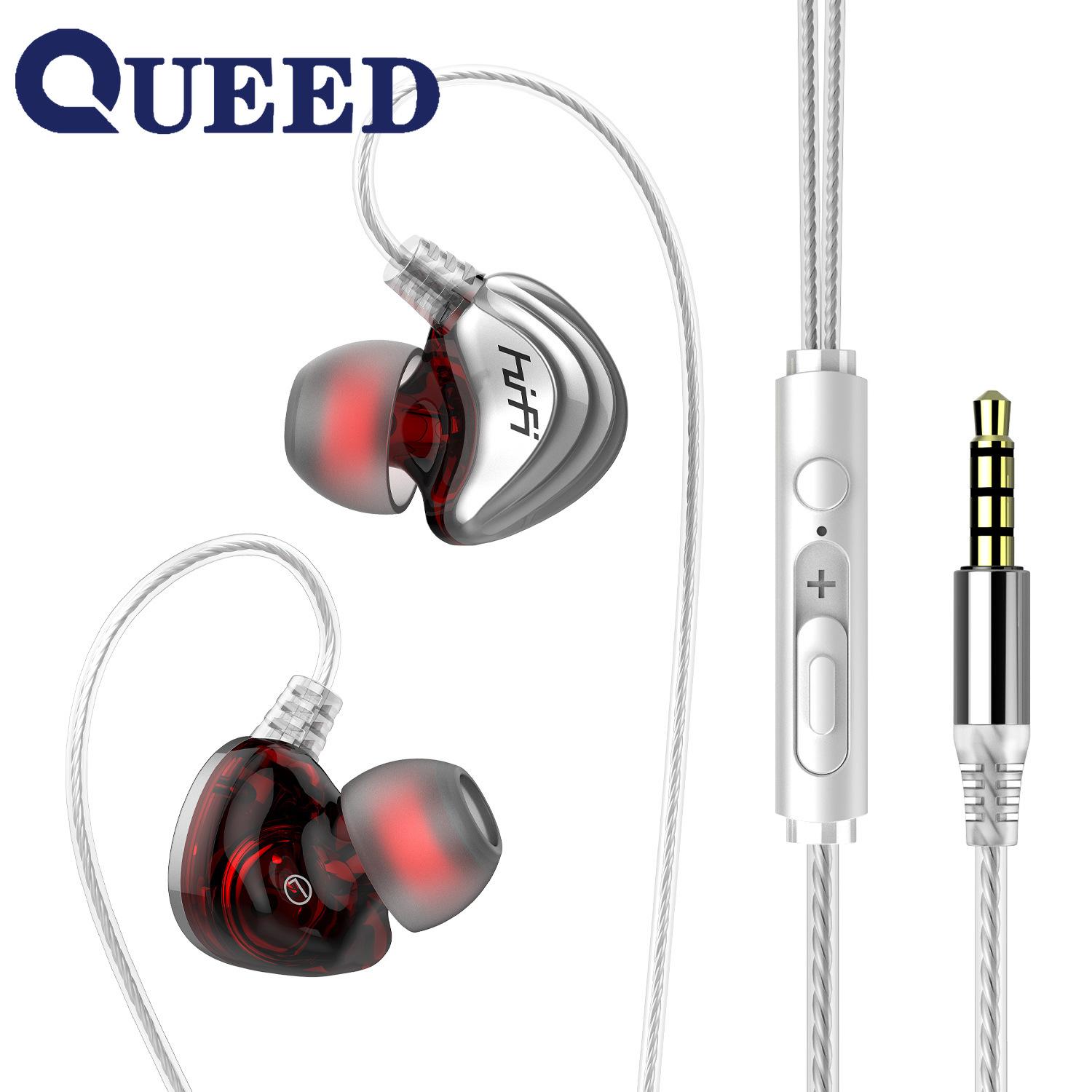 

Гарнитура-вкладыши Проводные наушники с тяжелыми басами белый