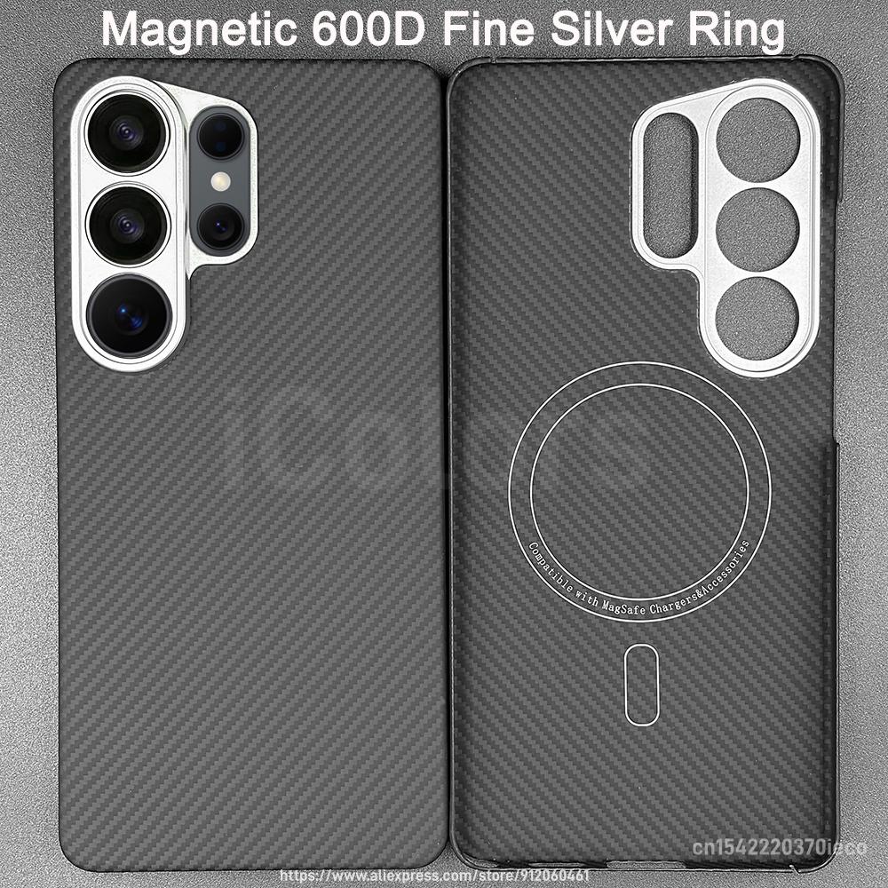 For Samsung Galaxy S25 S26 Ultra/S26 S25 Plus/S26 S25 Edge Genuine Carbon Fiber Aramid Case Ultra Thin Protective Cover