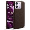 For Xiaomi Poco M7 Pro 5G Phone Case Cloth Texture Anti-Scratch Protective PC Back Cover