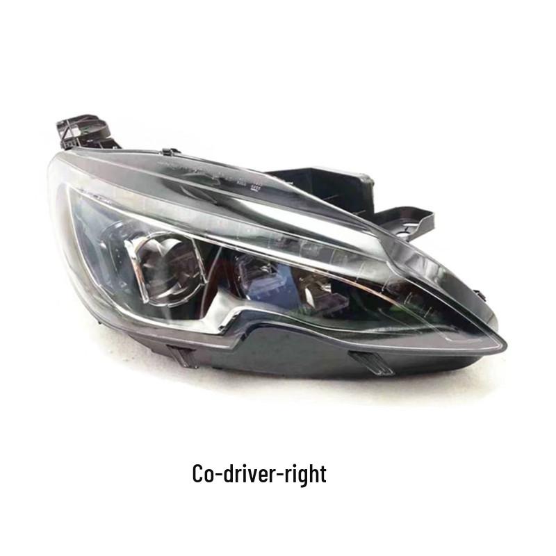 LED Headlight Assembly for Peugeot 308/408 - High-Spec PC Material