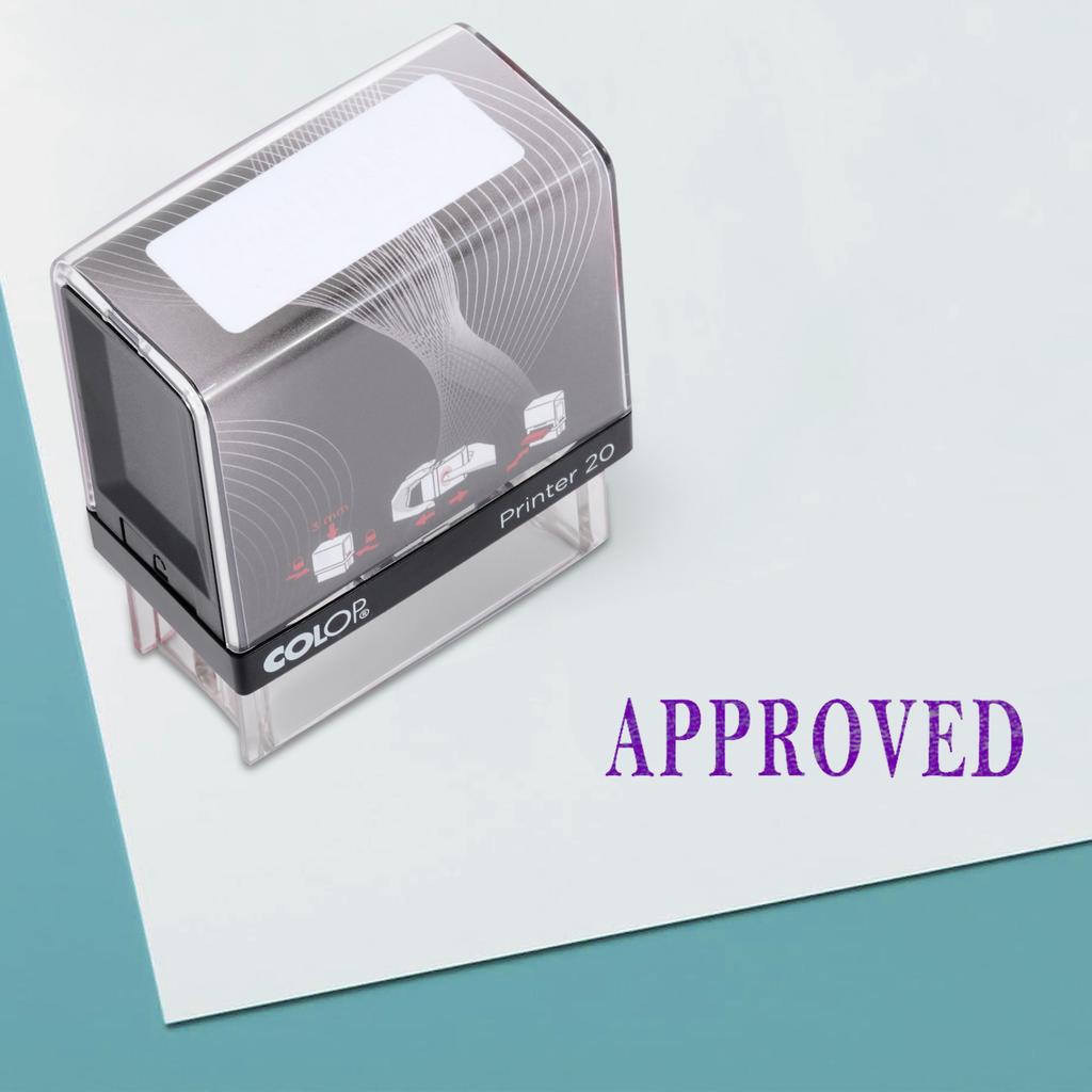 Approved Self Inking Rubber Stamp Custom Colop Office Stationary P20 Mini Stamper