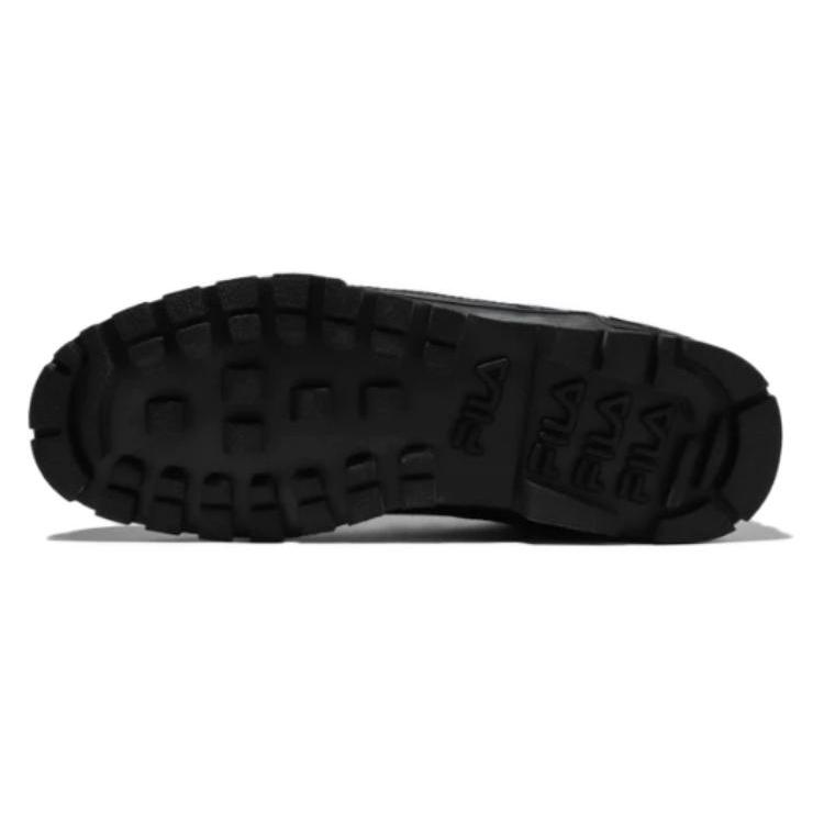 FILA Abrasion Resistant Lightweight Wear resistant And Lightweight Low top Casual Shoes Men's Black Korean Style 1RM01951D_001