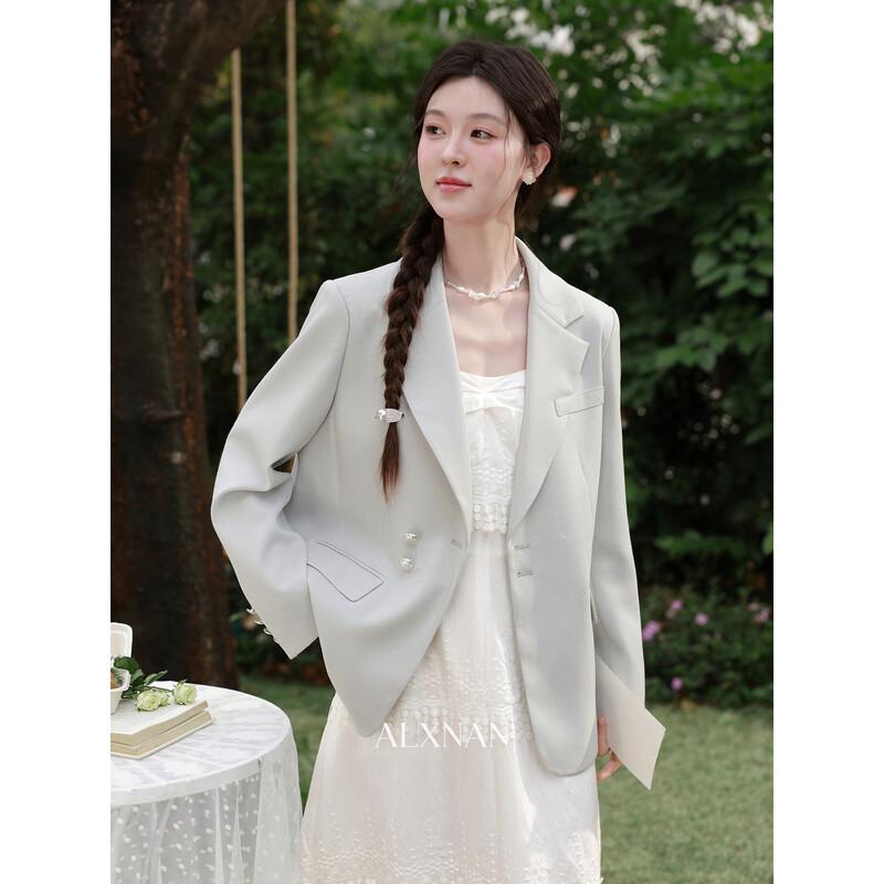 Women s Casual Green Suit Jacket L