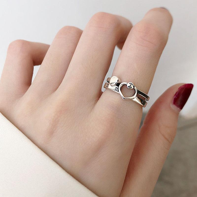 Women's Silver-Plated Retro Korean Style Index Finger Ring