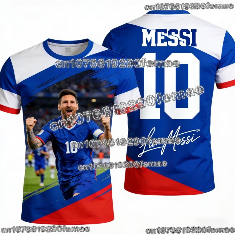 Messi #10 AI Soccer Jersey for Kids and Adults Stylish and Breathable