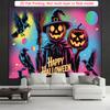 Party Backdrop Halloween Flat Witch Pumpkin Crow Event Backdrop Decoration Party Decor