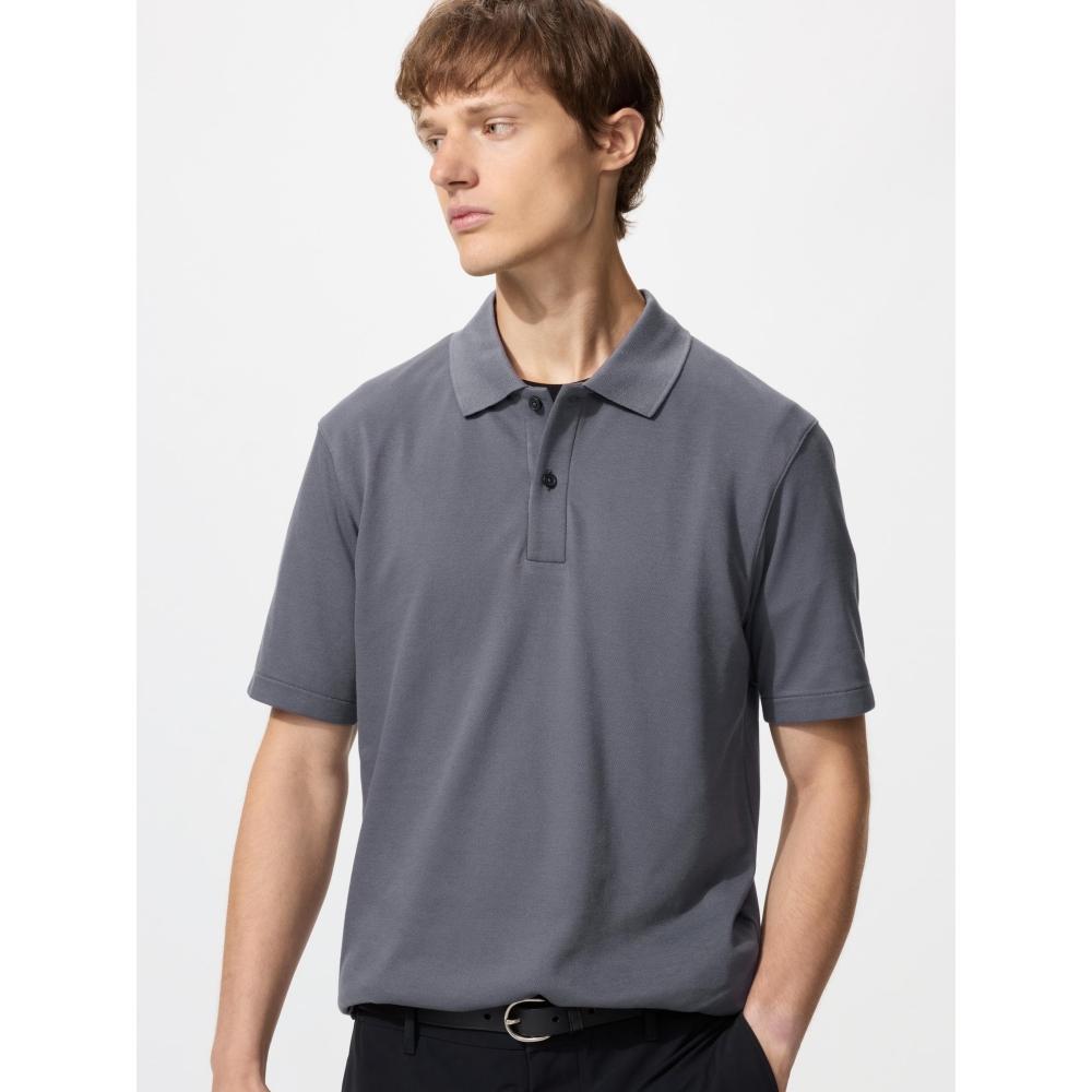 Uniqlo Japan Air Rhythm Cotton Kanoko Polo Shirt