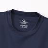 Champion Long Sleeve Crew Odor Quick Script Mini Long Sleeve Basketball Kids' T-Shirt, Neck, Antibacterial, Resistant, Drying, Logo, T-Shirt, Navy,