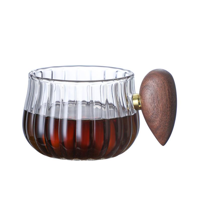 

Large Capacity High Borosilicate Glass Tea Cup, Clear and Heat-resistant Coffee Mug 240 ml