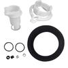 42049 Toilet Water Valve Set With Seal Plastic Universal For RV Toilet Water Valve Replace Parts RV Toilets Accessory