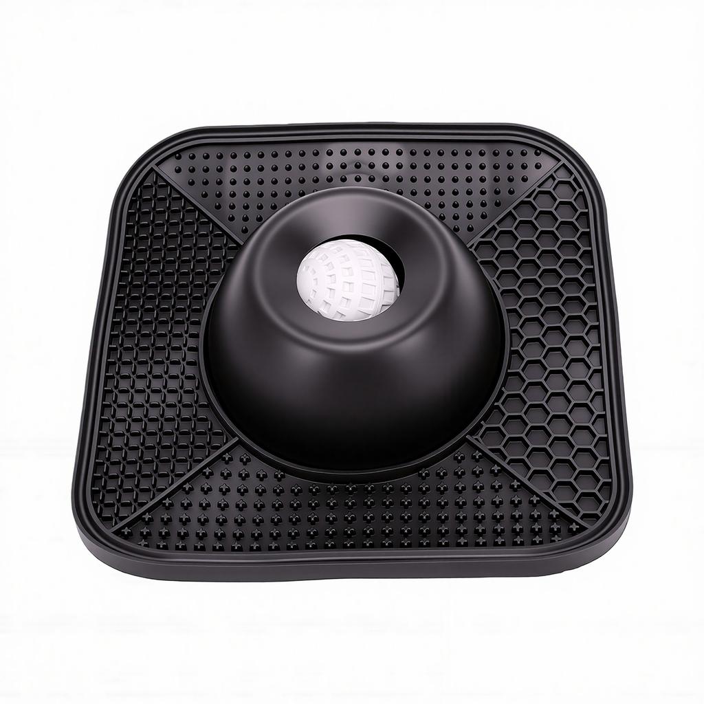 Dog Slow Feeder Bowl with Rolling Ball Interactive Anti Slip Dog Food Bowl for Liquid Yogurt Wet Food