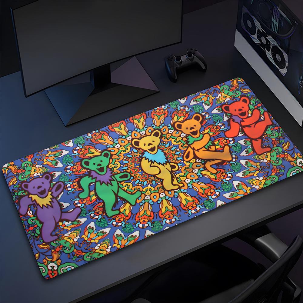 Grateful Dead Bance Bear Mouse Pad High Quality Natural Rubber Mouse Pad The Most Professional Washable Laptop Mouse Pad
