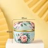 Tea Caddy Mini Portable Storage Boxes Candle Cans Tea Box Containers Snacks Coffee Candy Small Sealed Jars Tin Packaging Teaware