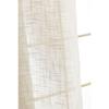 Voilage ajustable + 8 anneaux pince 140 x 270 cm Polyester effet lin "Nia" Le fil d'Ariane - Sable