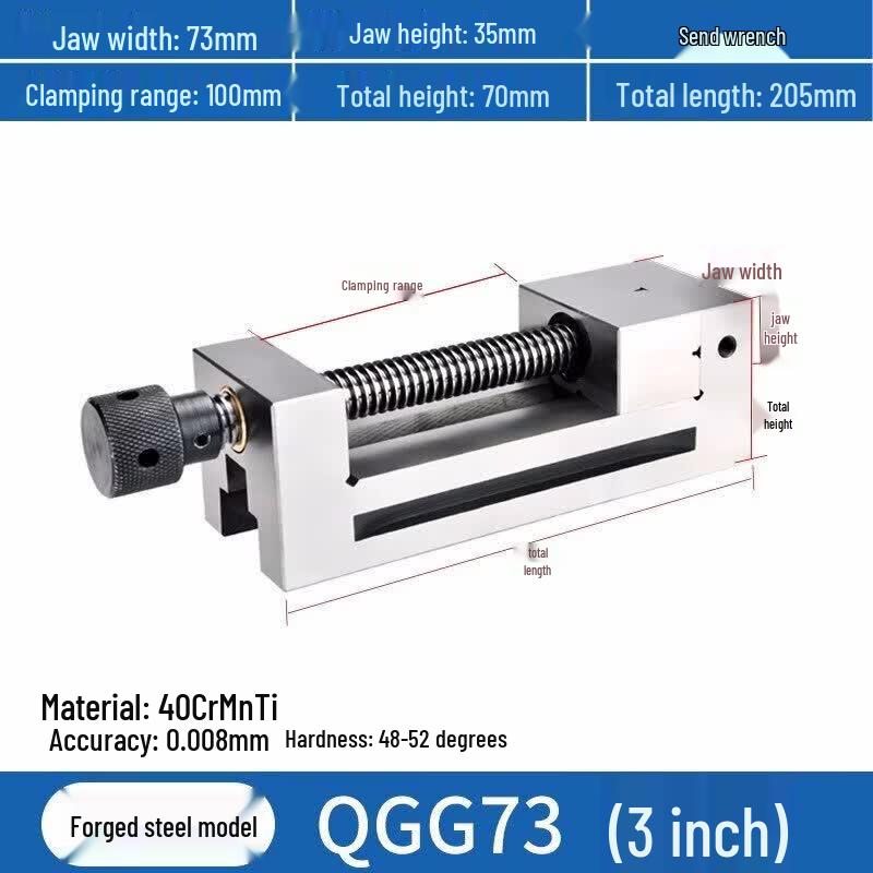 

Rongyu Forged Steel 3-inch Bench Vise