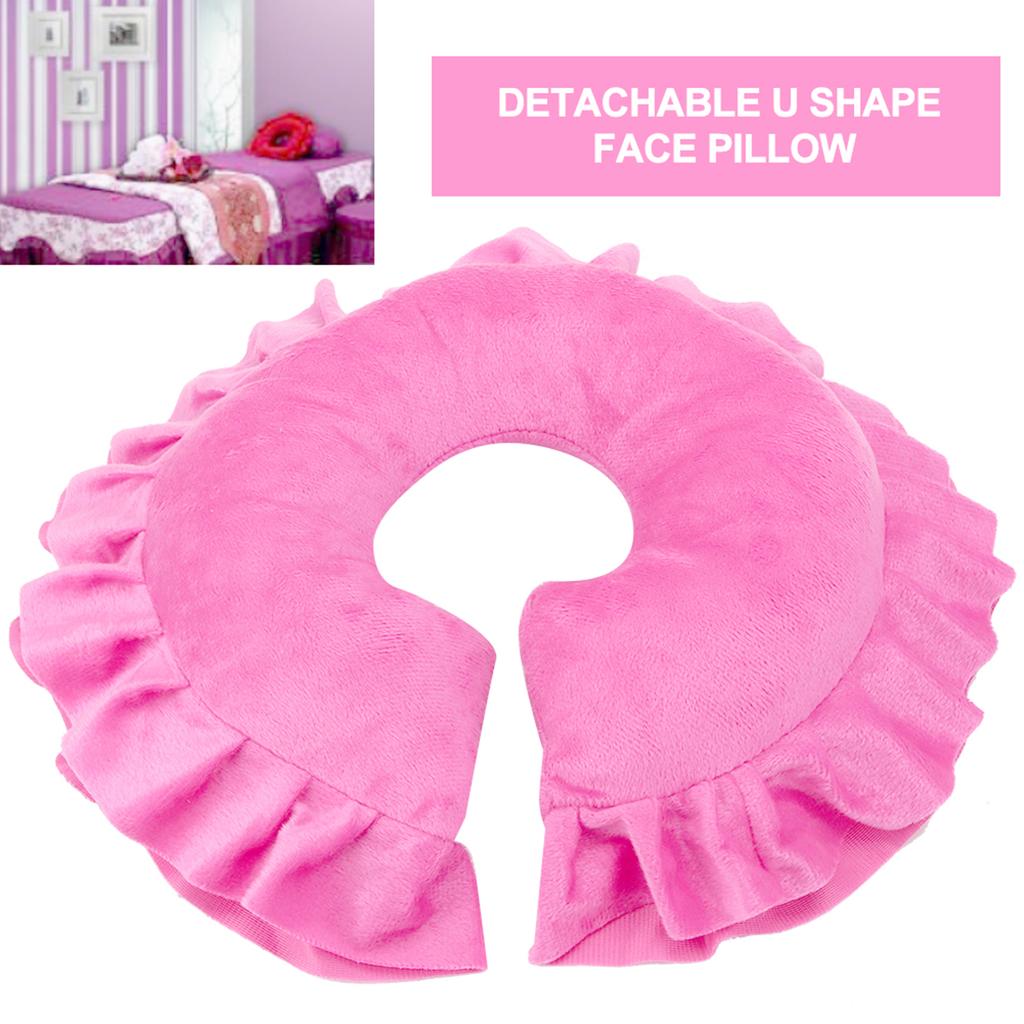 Face Pillow Cushion SPA Salon Massage Bed U Shape Detachable Face Pillow
