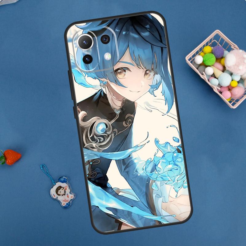 Genshin Impact Xingqiu Case For Xiaomi 14T Pro 13T 11T 12T 13 14 15 Ultra POCO X7 Pro X3 X5 X6 F5 F6 M6 Pro Cover