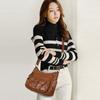 Women's Multi-layer Soft Leather Crossbody Bag Commuter Shoulder Bag Mother Bag
