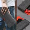 1pc Switch Felt Storage Bag Game Console Protective Cover Multifunction Card Charging Cable Case