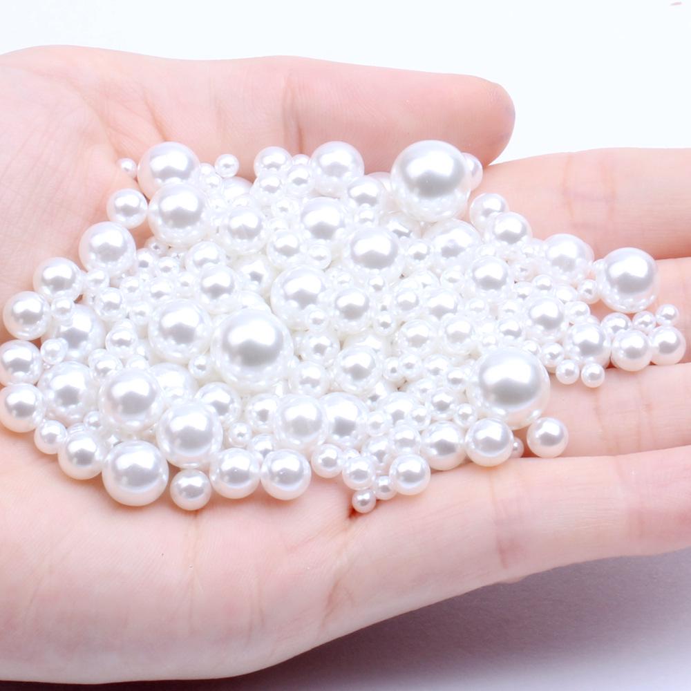 

1.5-18mm High-Gloss Pearl ABS Beads for DIY Wedding Decoration
