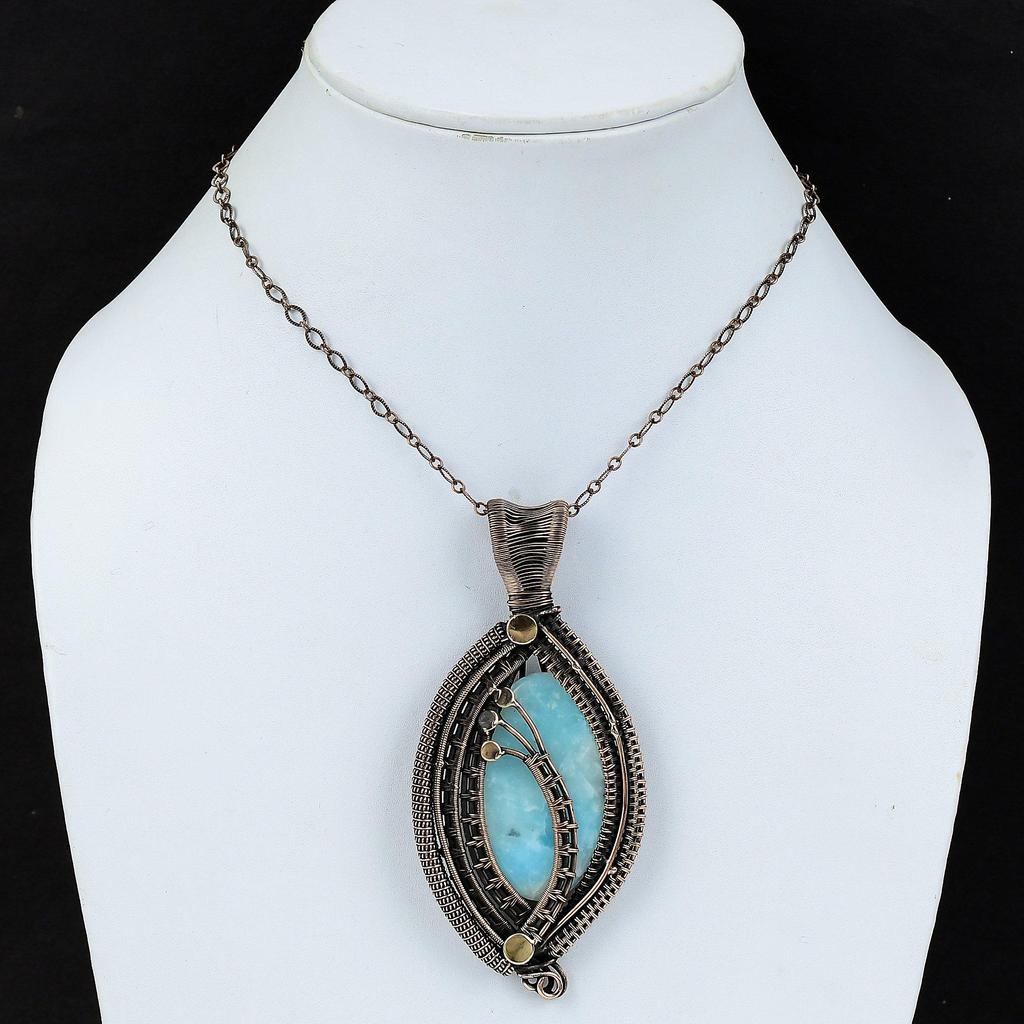 Pandantiv Hemimorfit Bijuterii Înfășurate în Sârmă de Cupru Pandantiv cu Piatră Prețioasă Autentică Pandantiv Handmade din Sârmă Pandantiv din Cupru Pentru Cadou Pandantiv Înfășurat în Sârmă