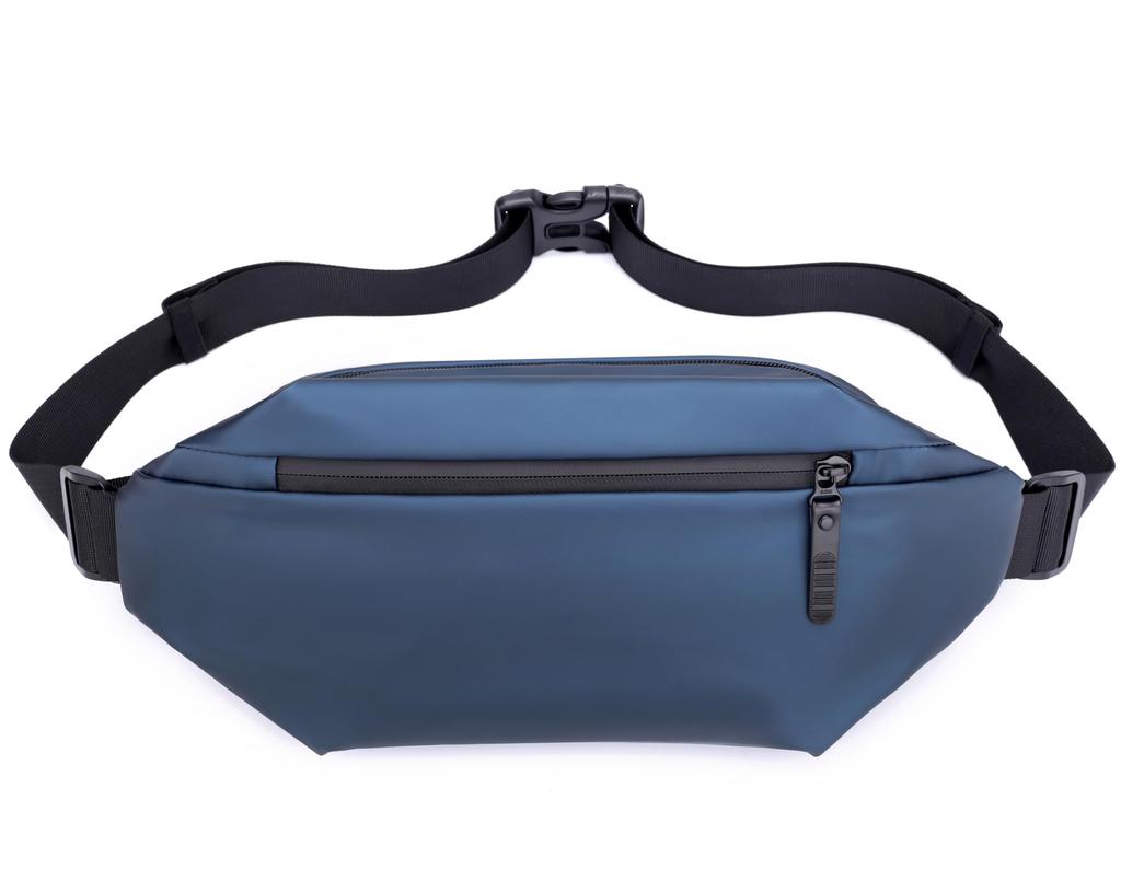 shoulder waist hip crossbody or Ideal for and Navy Men's lightweight, water-repellent, multi-functional, 3-way bag, pouch, bag, bag, one-shoulder bag.