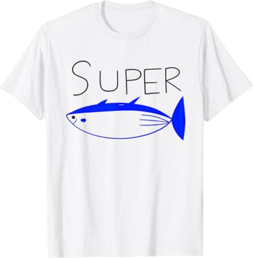 Super Tuna, Funny Tuna Tee T-Shirt S разноцветный