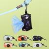 Portable Dog Waste Bag Dispenser with Hangable Poop Bag Holder