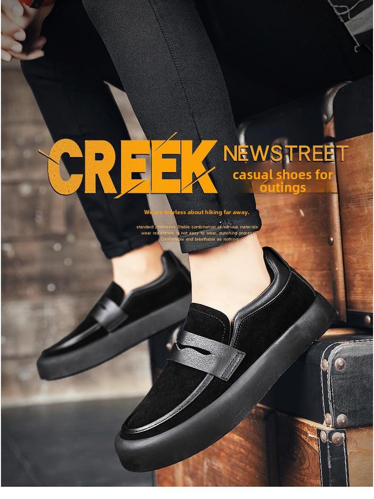 2025 Spring Men's Breathable Korean Fashion Casual Shoes