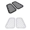 For 2004-18 Land Rover Defender 90 110 aluminum alloy car hood air outlet protective mesh cover sticker car exterior accessories
