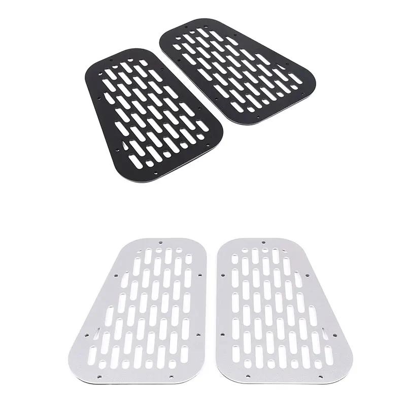 For 2004-18 Land Rover Defender 90 110 aluminum alloy car hood air outlet protective mesh cover sticker car exterior accessories