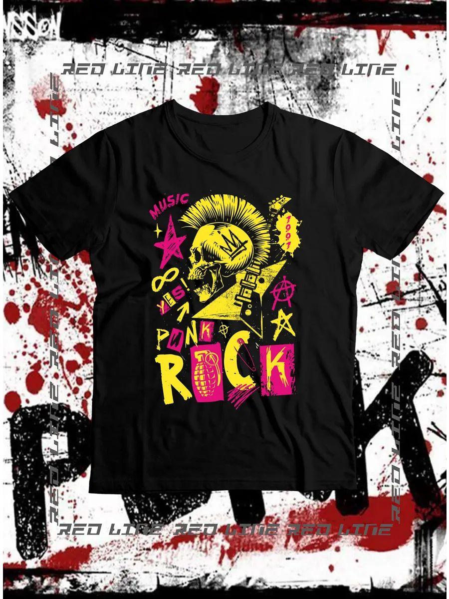 Bleach print on back T-shirt 4XL