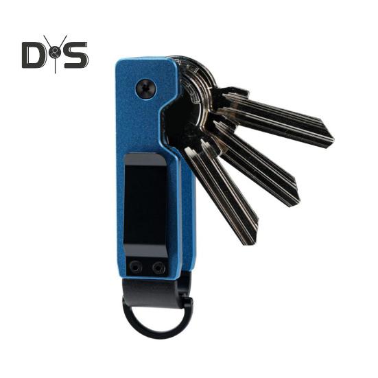 Key Storage Clip Compact Design Metal Construction Outdoor Portable Key Storage Organizer Compatible with Various Key Types