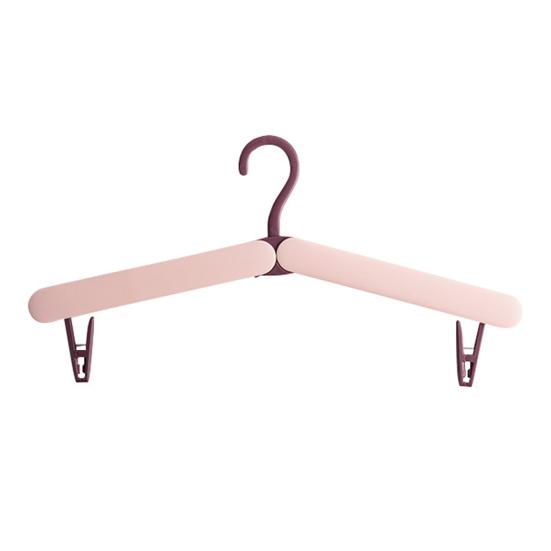 Portable Folding Hanger with Clip Trip Clothes Sock Underwear Travel Drying Tool