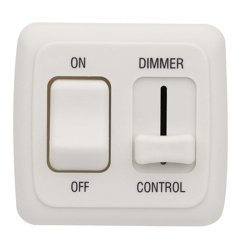 LED stmívač pro obytný vůz 12 Volt, 12V LED stmívač pro světla v obytném voze, Přepínací stmívač DC stmívač pro horní světla pro stmívatelné LED halogenové žárovky,