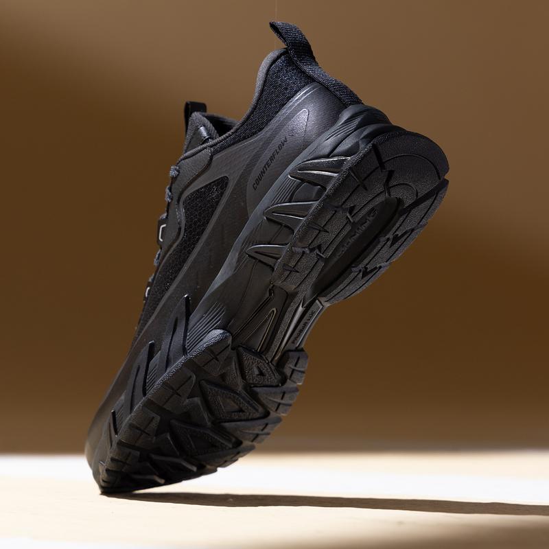 New LiNing CF Tracing, Xiaoyao Xing V3 Slip Resistant Abrasion Resistant Low top Hiking Shoes Unisex Black AHTV017-5