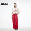 ONLY Women's 2025 Summer Cargo Cuffed Wide-Leg Pants