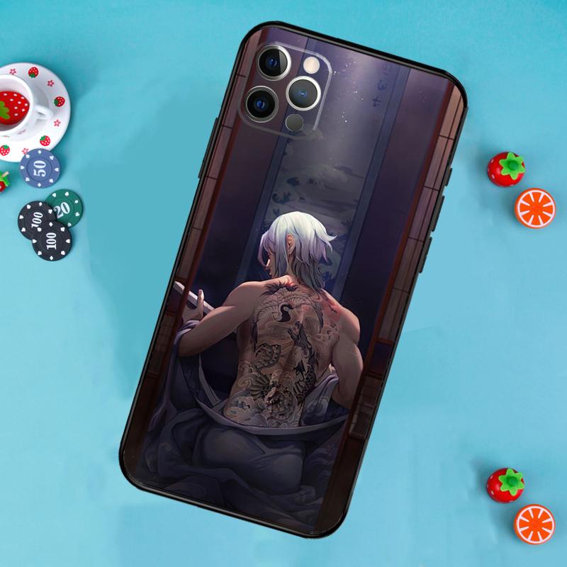 Kamisato Ayato Genshin Impact Phone Case For iPhone 17 Air 16 15 14 13 12 11 Pro Max 12 13 mini 15 16 Plus 16e Cover Funda
