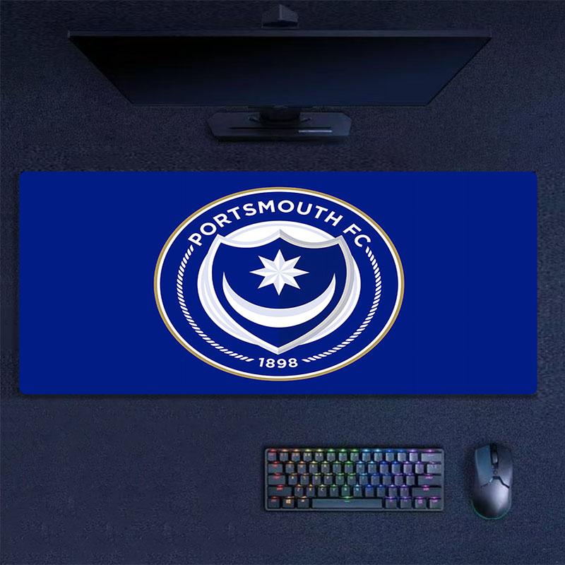 Portsmouth Mouse Pad, Large Gaming Desk Mat, Non-slip XXL Mousepad for Laptop & Tablet, Mini PC Playmat with Stitched Edges