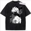 Kaiju No. 8 Narumi Gen Manga Cotton Tee For Men Women Short Sleeve Oversized Tshirt Vintage Washed T Shirt Harajuku Male T-shirt