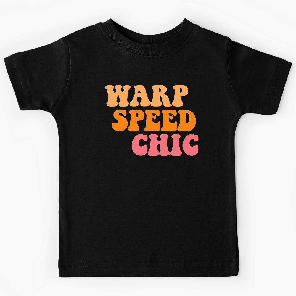 artic monkeys, warp speed chic Kids T-Shirt 100