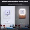 Plug-in Night Light, Bathroom Shaver Light, LED Bed Lights with Auto Dusk-to-Dawn Sensor for Bedroom Kitchen Hallway White 4Pcs