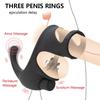 Vibrator Mann Penis Ringer Forsinkelse Ejakulasjon Penis Vibrerende Cock Ring Klitoral Erotisk Voksen Sexleketøy for Menn Mannlig onanering