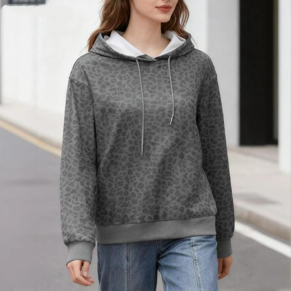 Fashion Sexy Leopard Print Hoodies Men Women Oversized Long Sleeve Pullover Casual Kids Hoodies Sweatshirt Clothing