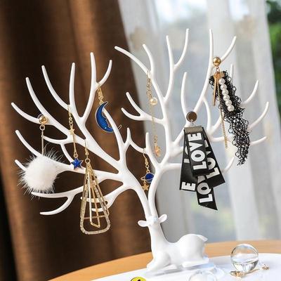 Creative Tree Shape Jewelry Rack Jewelry Necklace Small Antlers Rack Jewelry Storage Display Rack Accessories Gifts Supplies