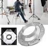 For Bowens Mount Softbox Metal Chuck Adapter for Flashlight Photography Accessory