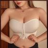 Popular Plus Size Front Closure Strapless Non-Slip Bra for Europe and America